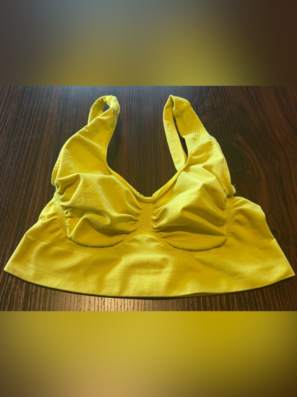 M/L Yitty Nearly Naked Shaping Midi Bra YELLOW